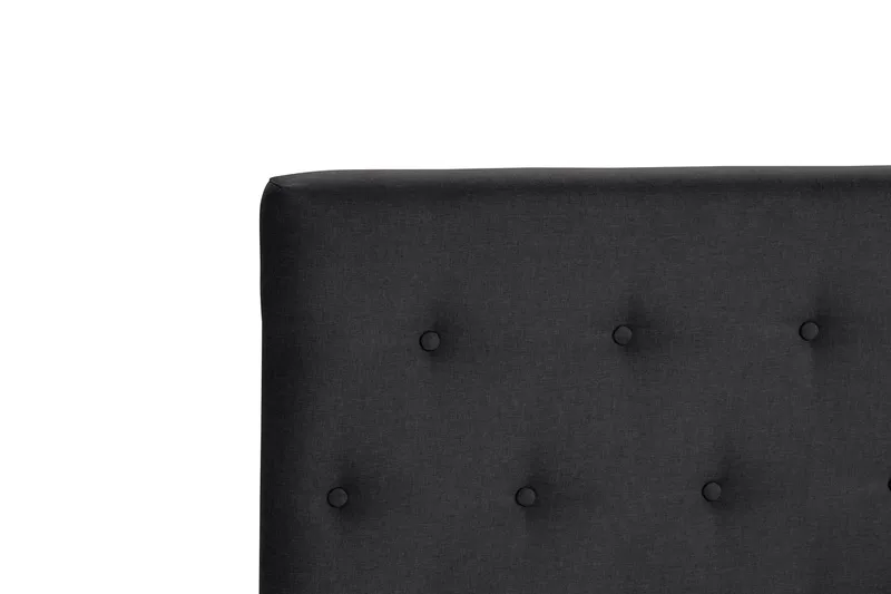 Scarlett Knappet gavl 90 - Svart - Møbler - Senger - Sengetilbehør & sengegavl - Sengegavl