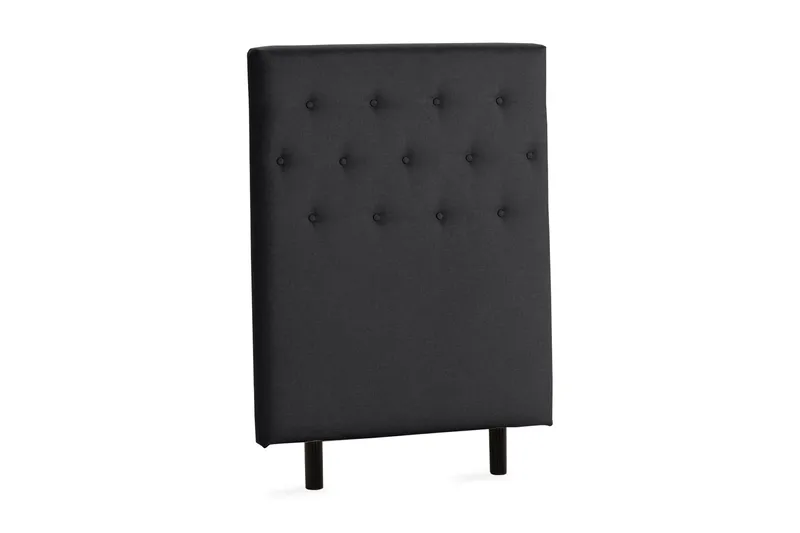 Scarlett Knappet gavl 90 - Svart - Møbler - Senger - Sengetilbehør & sengegavl - Sengegavl