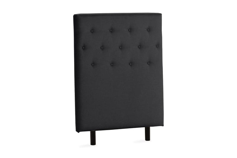 Scarlett Knappet gavl 90 - Svart - Møbler - Senger - Sengetilbehør & sengegavl - Sengegavl