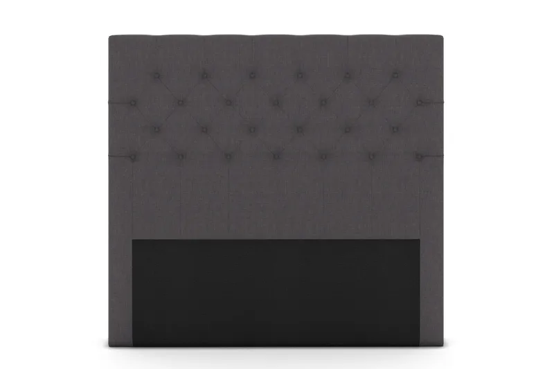 Select Dypstiftet Sengegavl 140 cm - Mørkegrå - Møbler - Senger - Sengetilbehør & sengegavl - Sengegavl