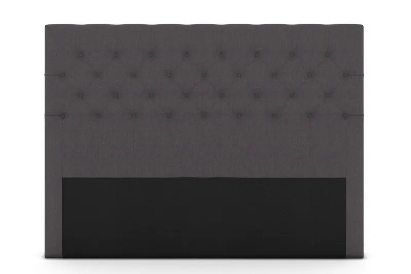 Select Dypstiftet Sengegavl 180 cm - Mørkegrå - Møbler - Senger - Sengetilbehør & sengegavl - Sengegavl