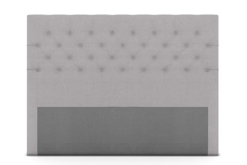 Select Dypstiftet Sengegavl 210 cm - Lysegrå - Møbler - Senger - Sengetilbehør & sengegavl - Sengegavl