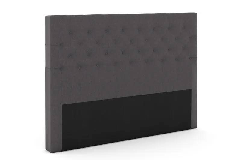 Select Dypstiftet Sengegavl 210 cm - Mørkegrå - Møbler - Senger - Sengetilbehør & sengegavl - Sengegavl