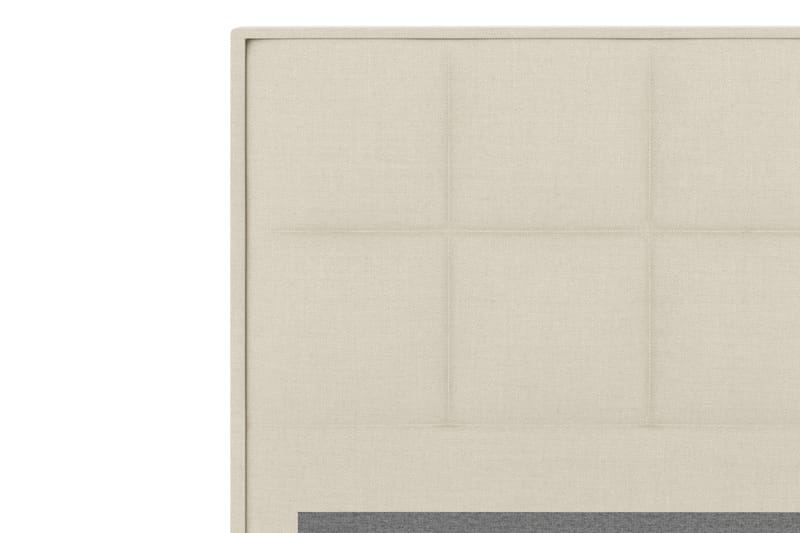 Select Rutet Sengegavl 120 cm - Beige - Sengegavl