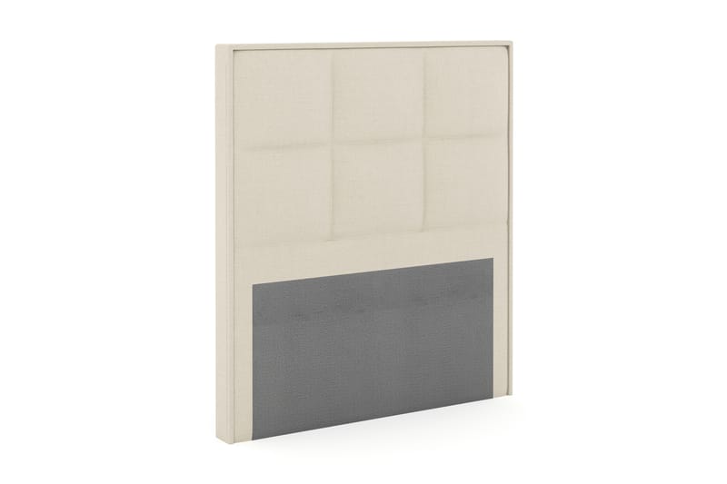 Select Rutet Sengegavl 120 cm - Beige - Sengegavl