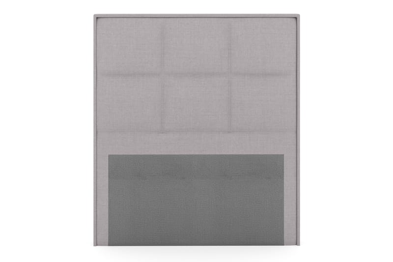 Select Rutet Sengegavl 120 cm, Lysegrå