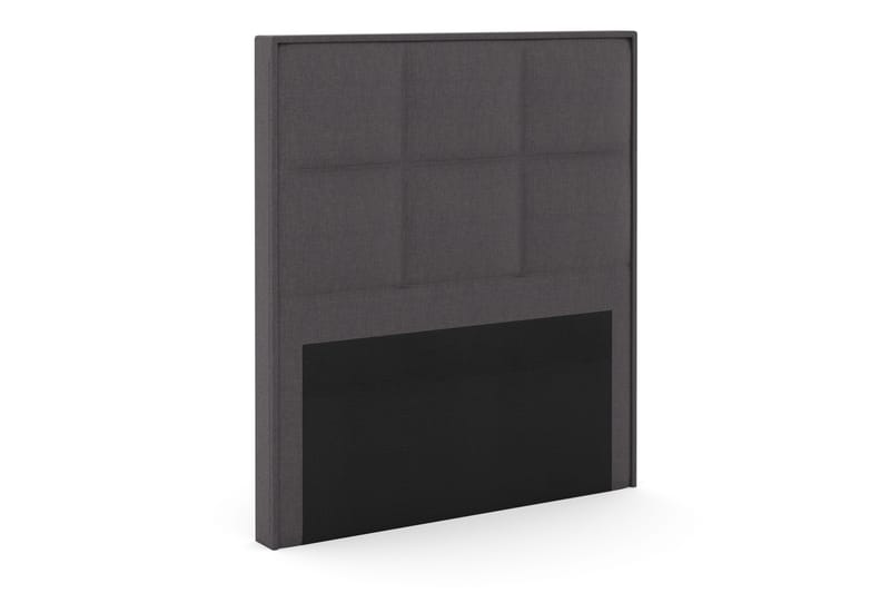 Select Rutet Sengegavl 120 cm - Mørkegrå - Møbler - Senger - Sengetilbehør & sengegavl - Sengegavl