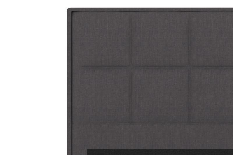 Select Rutet Sengegavl 120 cm - Mørkegrå - Møbler - Senger - Sengetilbehør & sengegavl - Sengegavl