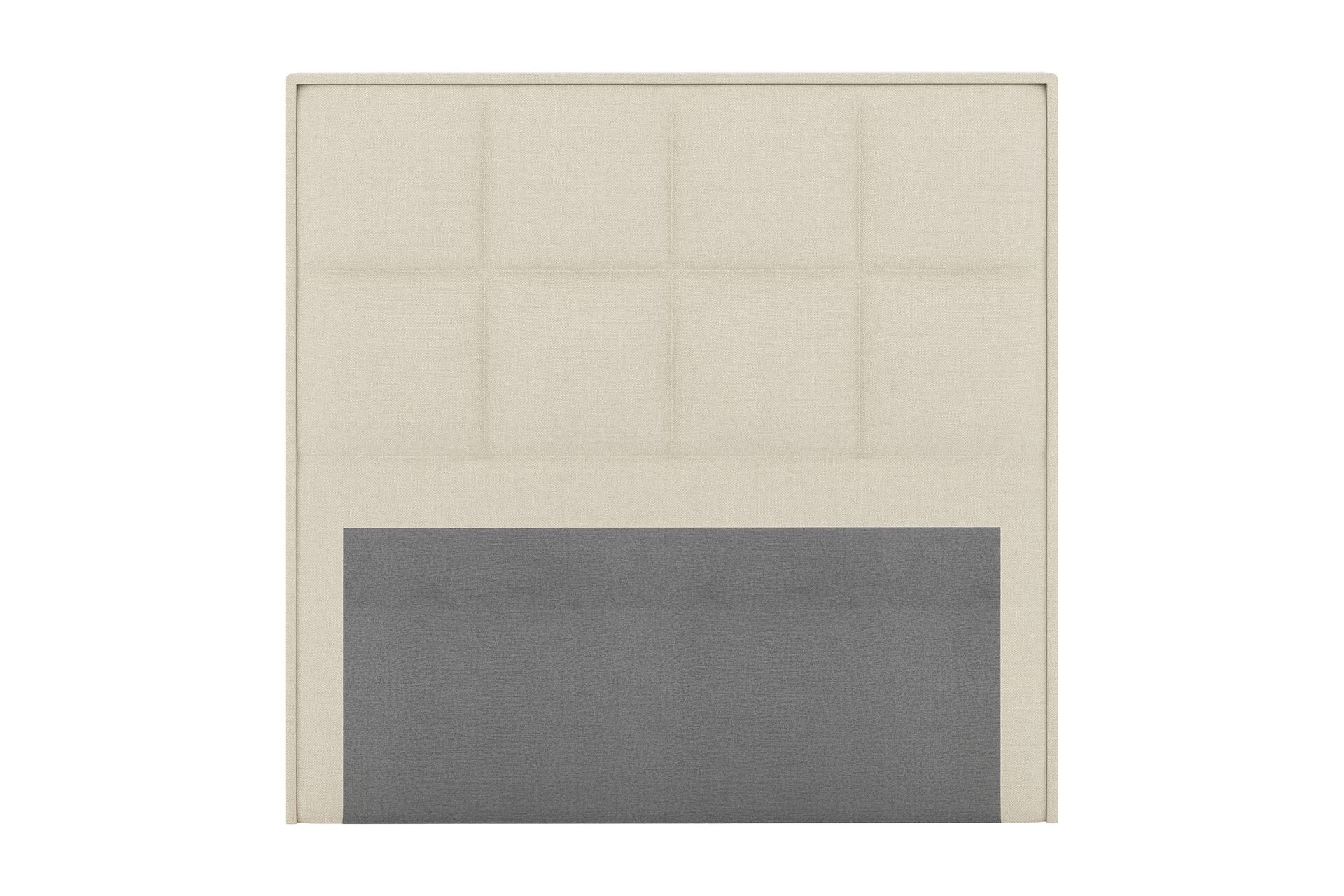 Select Rutet Sengegavl 140 cm - Beige