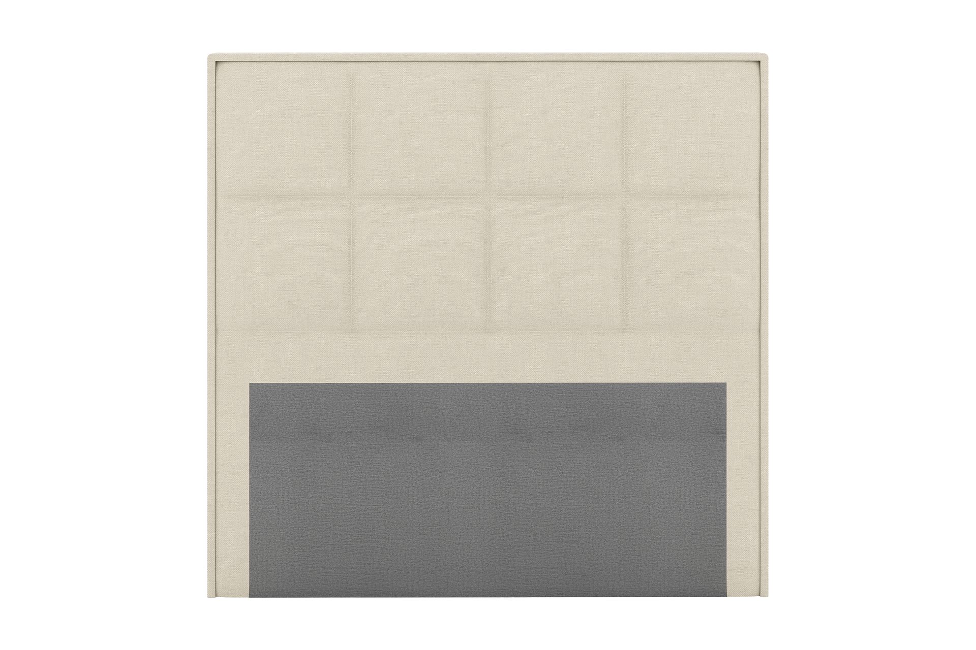 Select Rutet Sengegavl 140 cm - Beige - Møbler - Senger - Sengetilbehør & sengegavl - Sengegavl