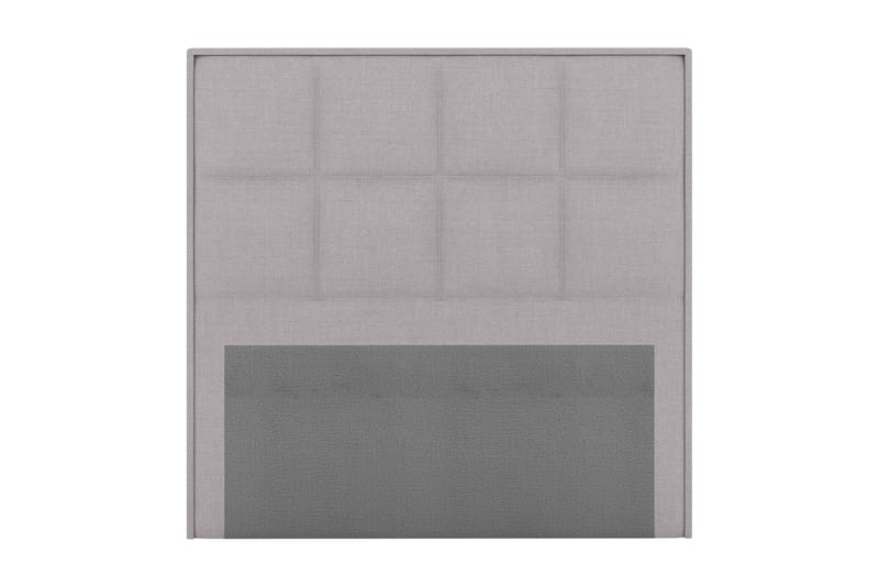 Select Rutet Sengegavl 140 cm, Lysegrå