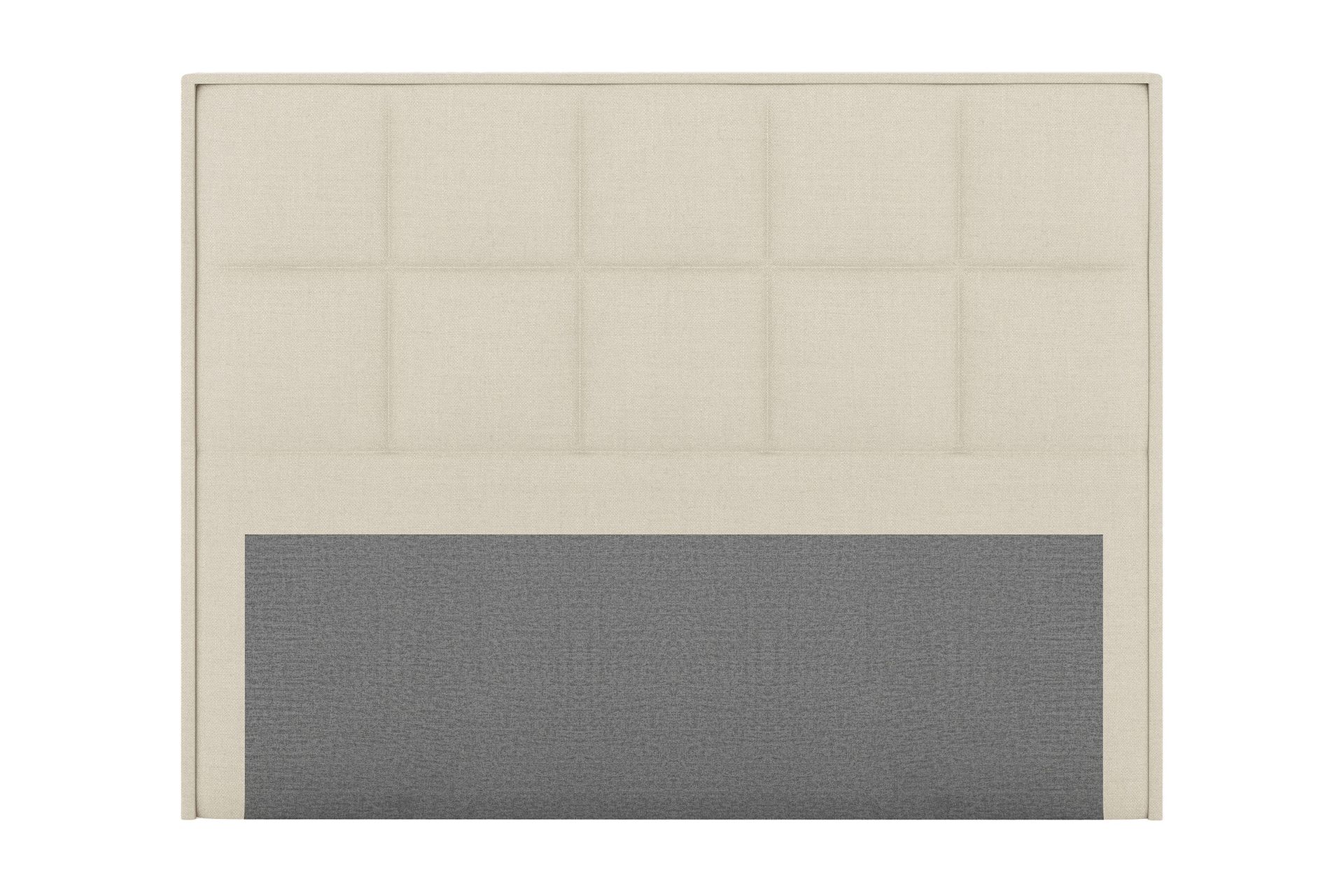 Select Rutet Sengegavl 180 cm - Beige