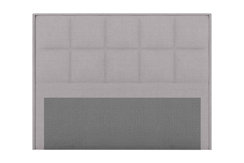 Select Rutet Sengegavl 180 cm - Lysegrå - Møbler - Senger - Sengetilbehør & sengegavl - Sengegavl