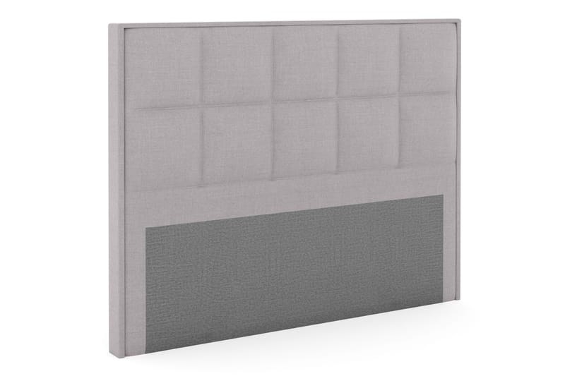 Select Rutet Sengegavl 180 cm - Lysegrå - Møbler - Senger - Sengetilbehør & sengegavl - Sengegavl