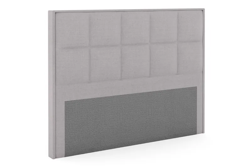 Select Rutet Sengegavl 180 cm - Lysegrå - Møbler - Senger - Sengetilbehør & sengegavl - Sengegavl