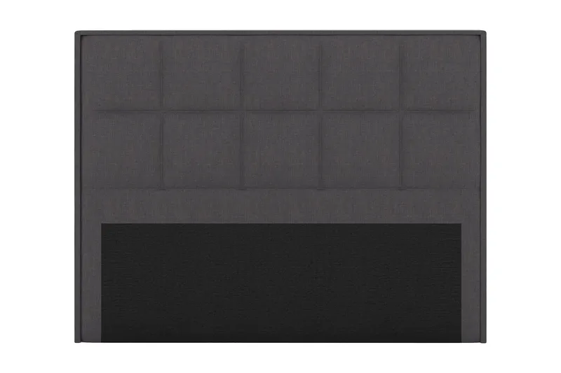 Select Rutet Sengegavl 180 cm - Mørkegrå - Møbler - Senger - Sengetilbehør & sengegavl - Sengegavl