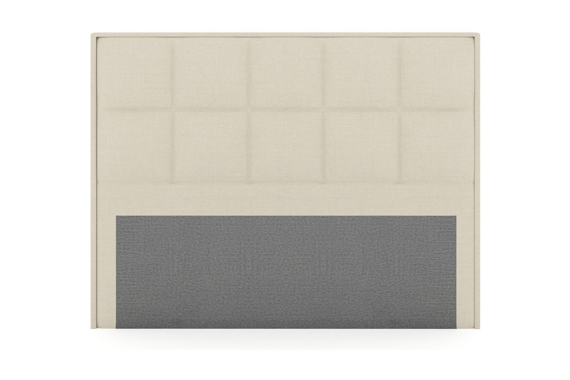 Select Rutet Sengegavl 210 cm - Beige - Møbler - Senger - Sengetilbehør & sengegavl - Sengegavl