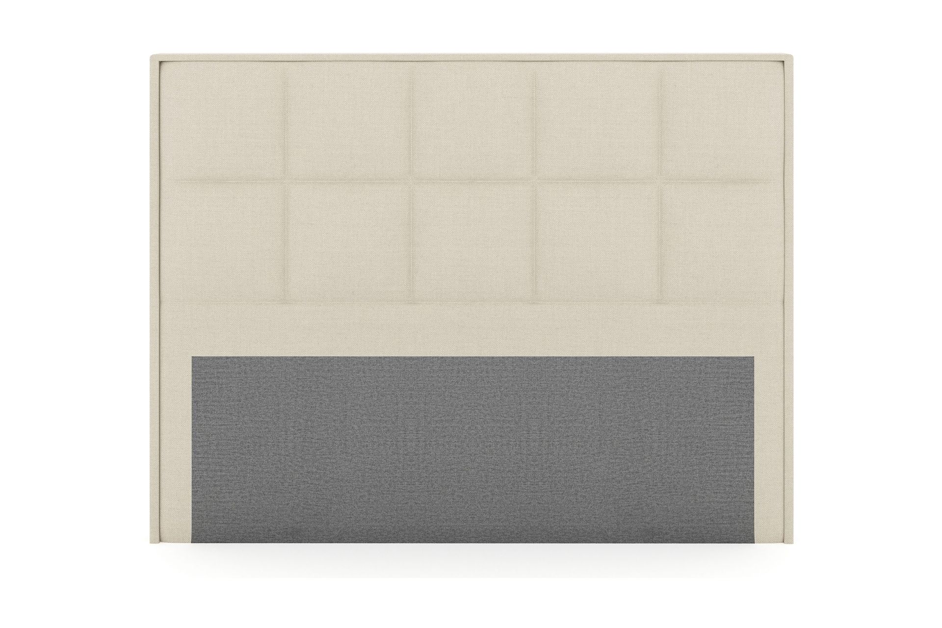 Select Rutet Sengegavl 210 cm - Beige