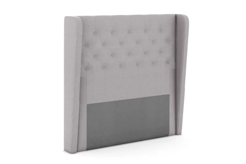 Select Sengegavl med Sider 120 cm - Lysegrå - Møbler - Senger - Sengetilbehør & sengegavl - Sengegavl