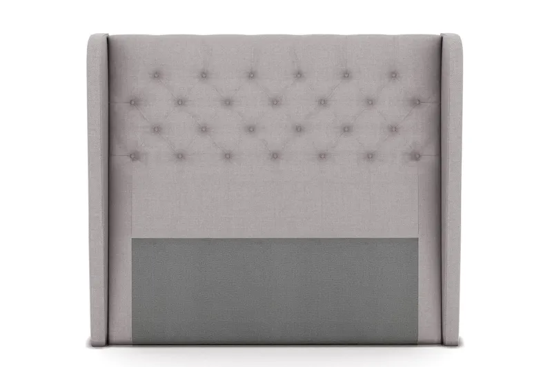 Select Sengegavl med Sider 140 cm - Lysegrå - Møbler - Senger - Sengetilbehør & sengegavl - Sengegavl