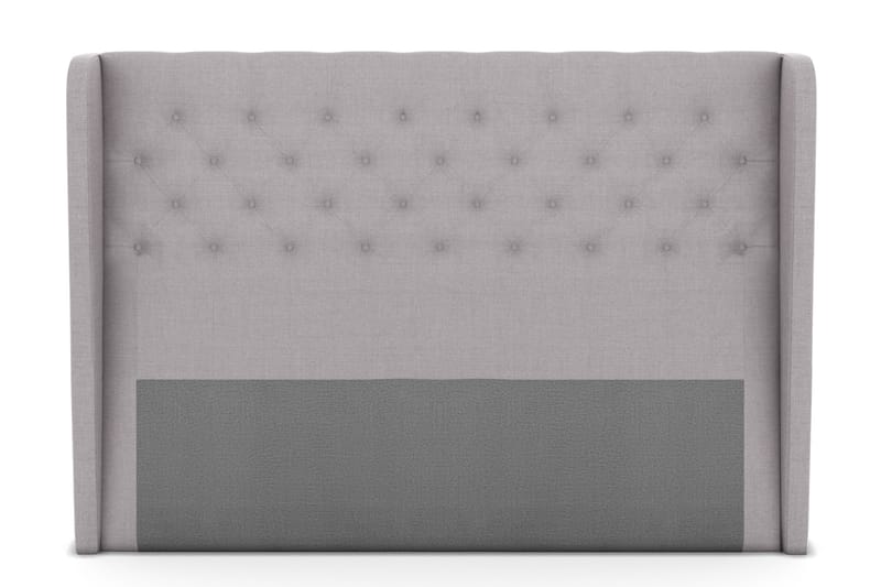 Select Sengegavl med Sider 180 cm - Lysegrå - Møbler - Senger - Sengetilbehør & sengegavl - Sengegavl