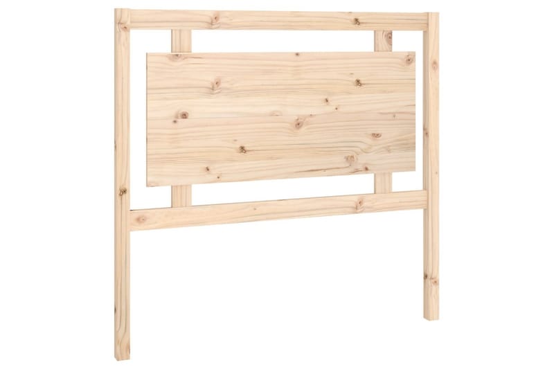 Sengegavl 105,5x4x100 cm heltre furu - Brun - Møbler - Senger - Sengetilbehør & sengegavl - Sengegavl