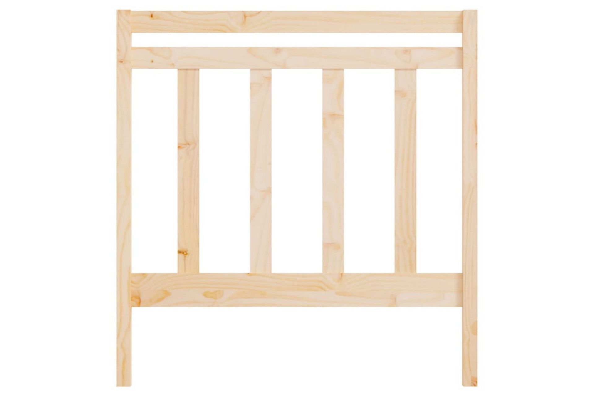 Sengegavl 106x4x100 cm heltre furu - Brun - Møbler - Senger - Sengetilbehør & sengegavl - Sengegavl