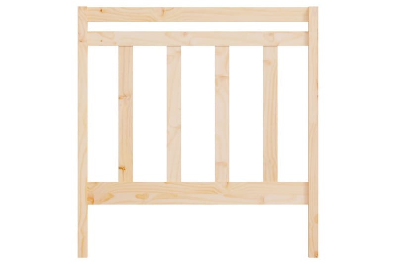 Sengegavl 106x4x100 cm heltre furu - Brun - Møbler - Senger - Sengetilbehør & sengegavl - Sengegavl