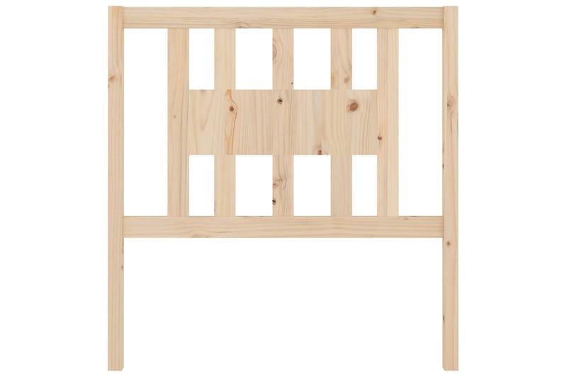 Sengegavl 106x4x100 cm heltre furu - Brun - Møbler - Senger - Sengetilbehør & sengegavl - Sengegavl