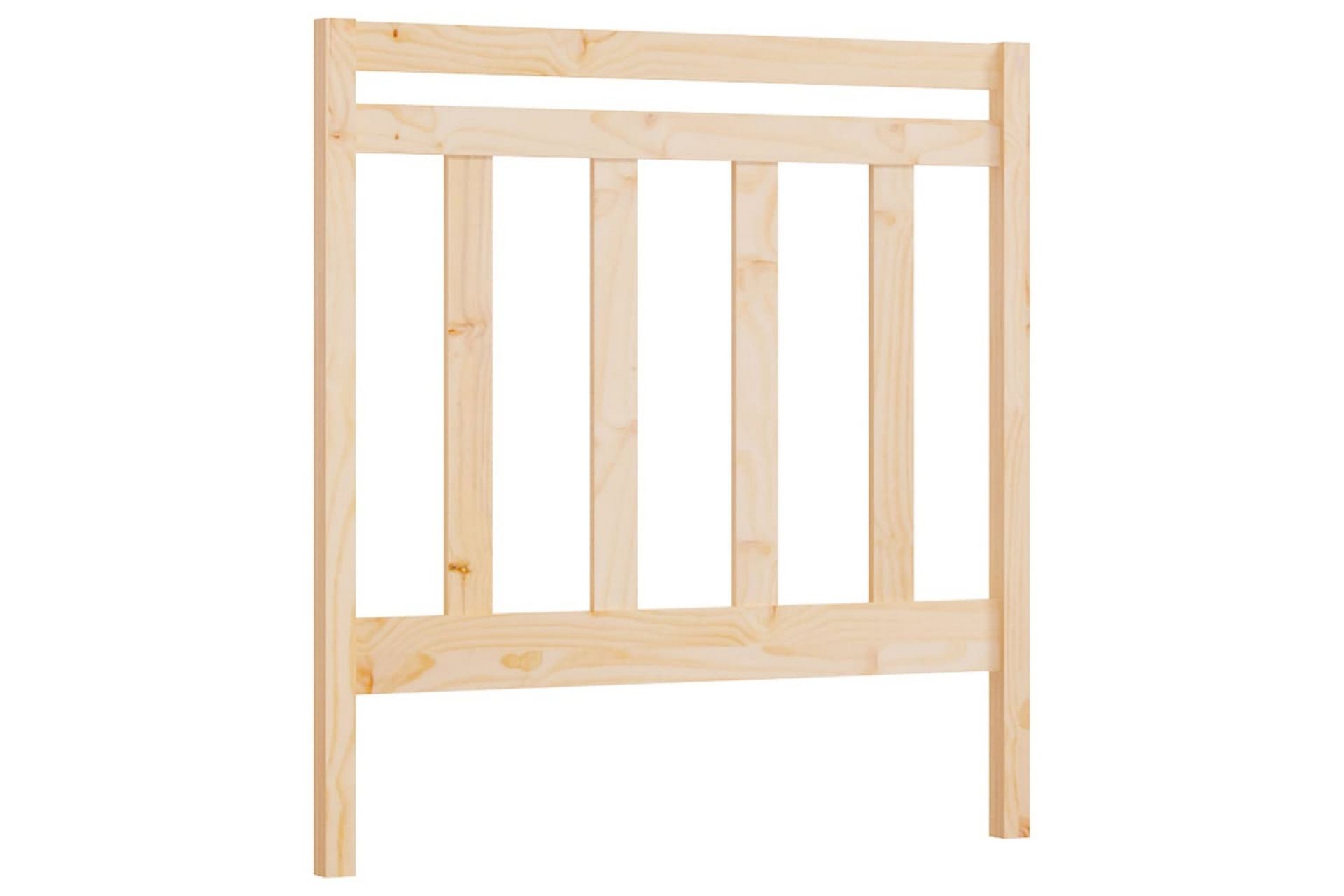 Sengegavl 106x4x100 cm heltre furu - Brun - Møbler - Senger - Sengetilbehør & sengegavl - Sengegavl