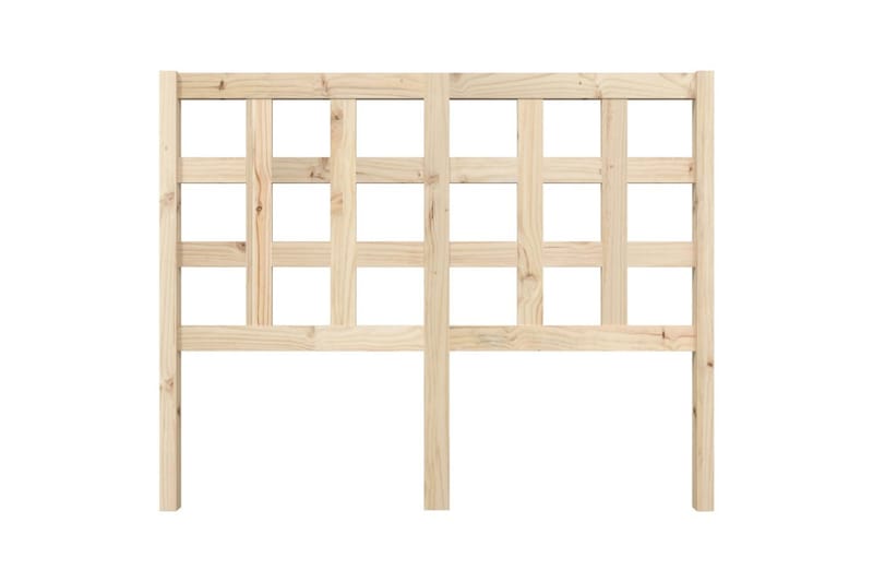 Sengegavl 125,5x4x100 cm heltre furu - Brun - Møbler - Senger - Sengetilbehør & sengegavl - Sengegavl