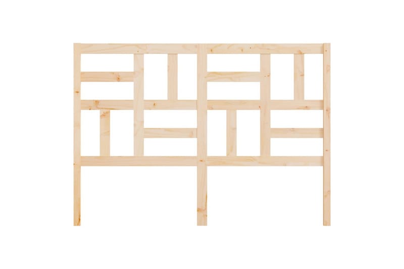 Sengegavl 126x4x104 cm heltre furu - Brun - Møbler - Senger - Sengetilbehør & sengegavl - Sengegavl