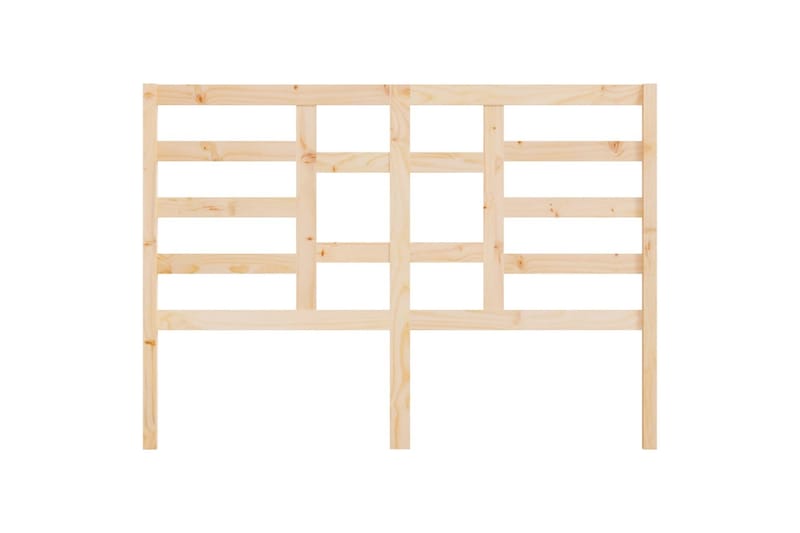 Sengegavl 126x4x104 cm heltre furu - Brun - Møbler - Senger - Sengetilbehør & sengegavl - Sengegavl