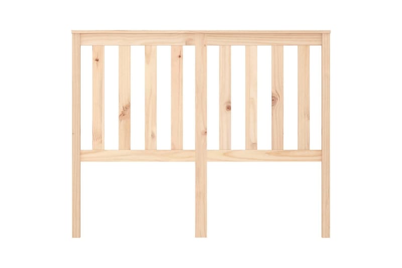 Sengegavl 126x6x101 cm heltre furu - Brun - Møbler - Senger - Sengetilbehør & sengegavl - Sengegavl