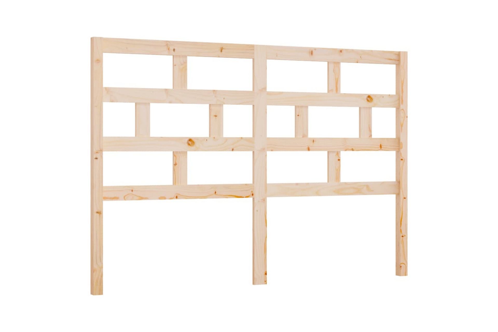 Sengegavl 146x4x100 cm heltre furu - Brun - Møbler - Senger - Sengetilbehør & sengegavl - Sengegavl