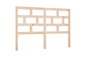 Sengegavl 146x4x100 cm heltre furu - Brun - Møbler - Senger - Sengetilbehør & sengegavl - Sengegavl