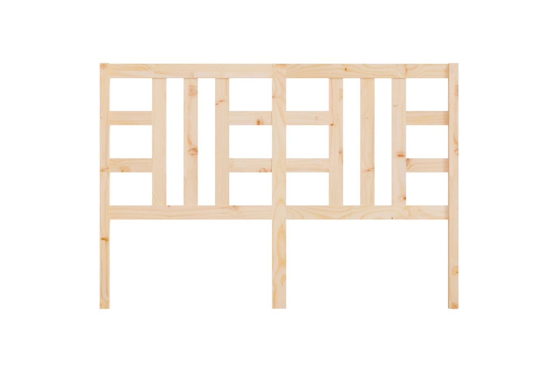 Sengegavl 146x4x100 cm heltre furu - Brun - Møbler - Senger - Sengetilbehør & sengegavl - Sengegavl