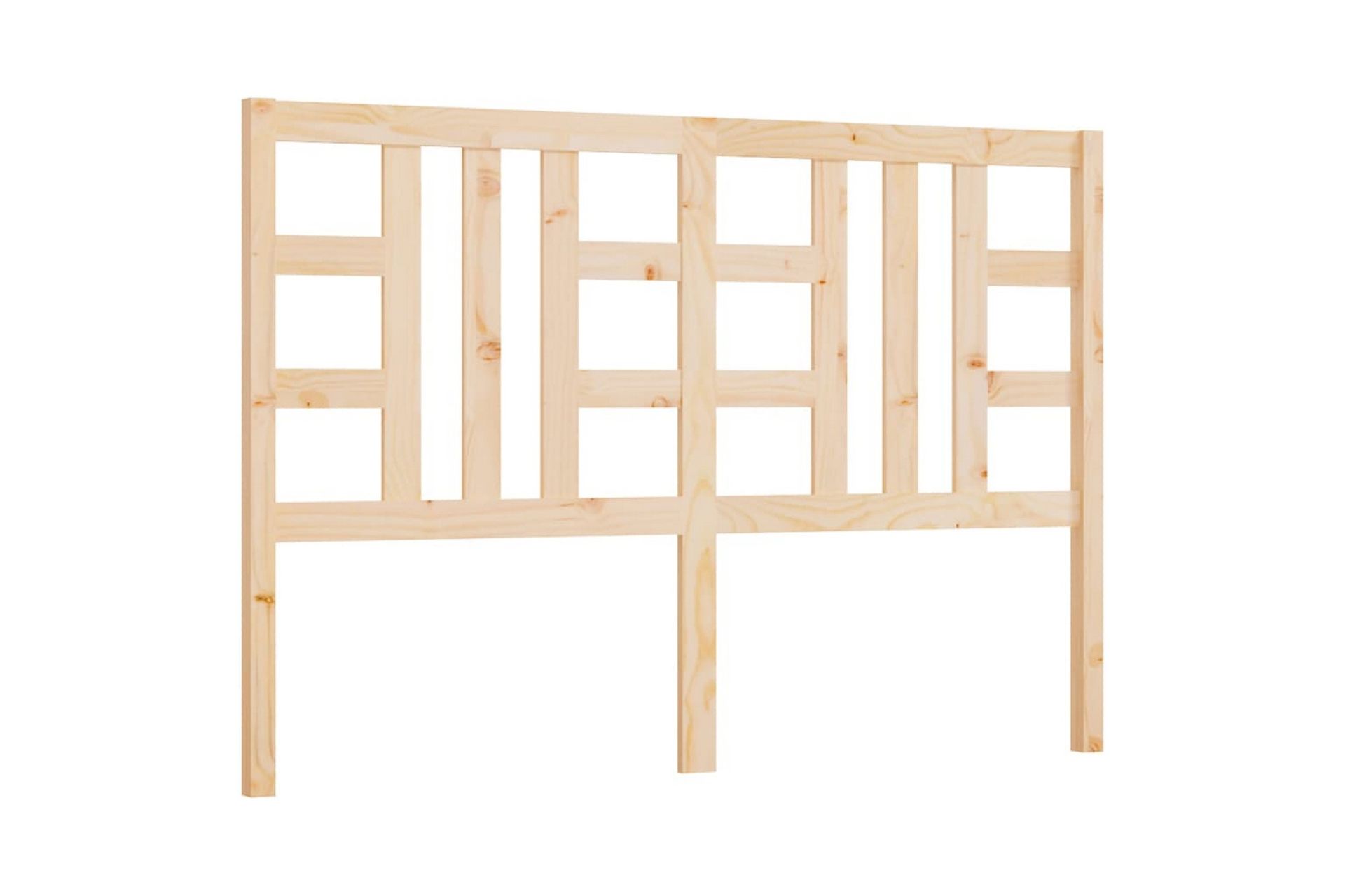 Sengegavl 146x4x100 cm heltre furu - Brun - Møbler - Senger - Sengetilbehør & sengegavl - Sengegavl