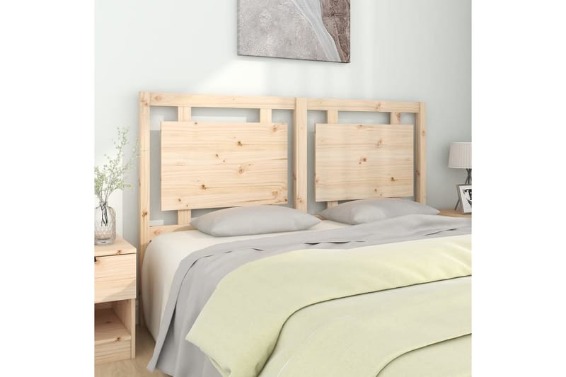 Sengegavl 155,5x4x100 cm heltre furu - Brun - Møbler - Senger - Sengetilbehør & sengegavl - Sengegavl