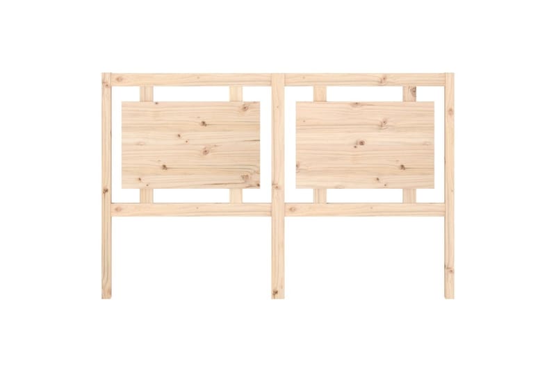 Sengegavl 155,5x4x100 cm heltre furu - Brun - Møbler - Senger - Sengetilbehør & sengegavl - Sengegavl