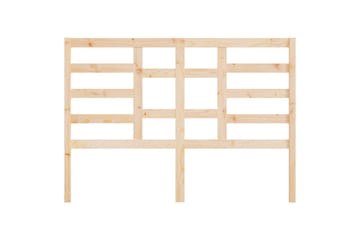 Sengegavl 156x4x104 cm heltre furu - Brun - Møbler - Senger - Sengetilbehør & sengegavl - Sengegavl