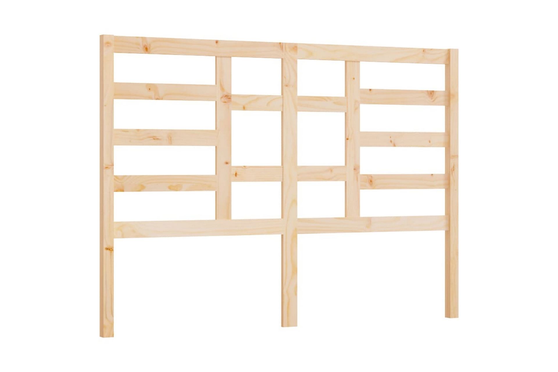 Sengegavl 156x4x104 cm heltre furu - Brun - Møbler - Senger - Sengetilbehør & sengegavl - Sengegavl