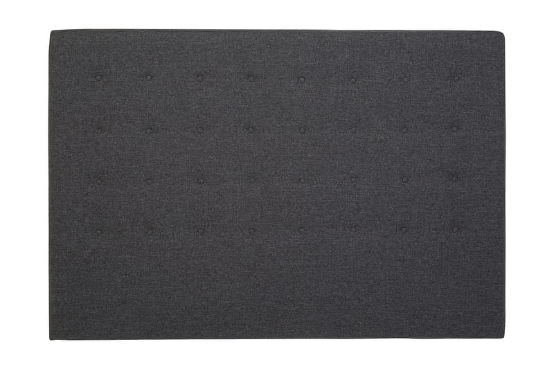Sengegavl 180 cm med knapper Mørkegrå - Møbler - Senger - Sengetilbehør & sengegavl - Sengegavl