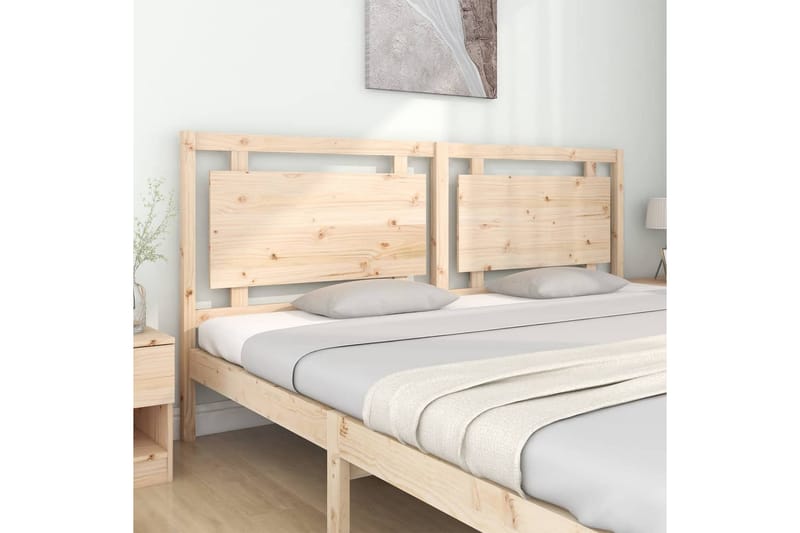 Sengegavl 205,5x4x100 cm heltre furu - Brun - Møbler - Senger - Sengetilbehør & sengegavl - Sengegavl