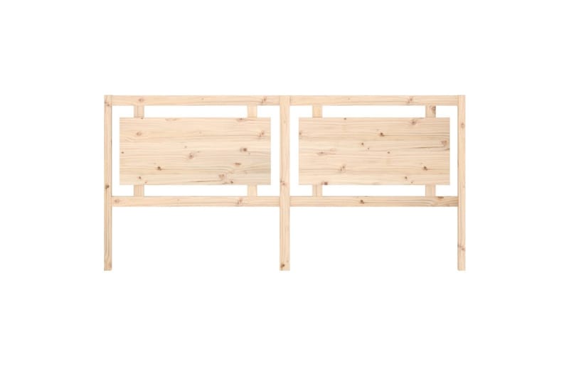 Sengegavl 205,5x4x100 cm heltre furu - Brun - Møbler - Senger - Sengetilbehør & sengegavl - Sengegavl