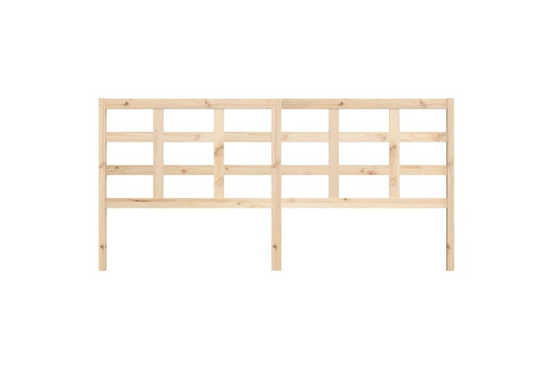 Sengegavl 205,5x4x100 cm heltre furu - Brun - Møbler - Senger - Sengetilbehør & sengegavl - Sengegavl