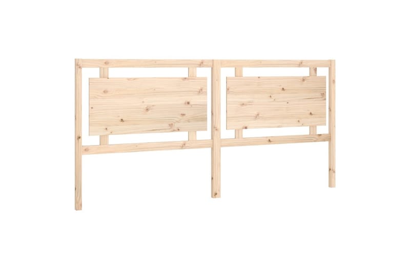 Sengegavl 205,5x4x100 cm heltre furu - Brun - Møbler - Senger - Sengetilbehør & sengegavl - Sengegavl