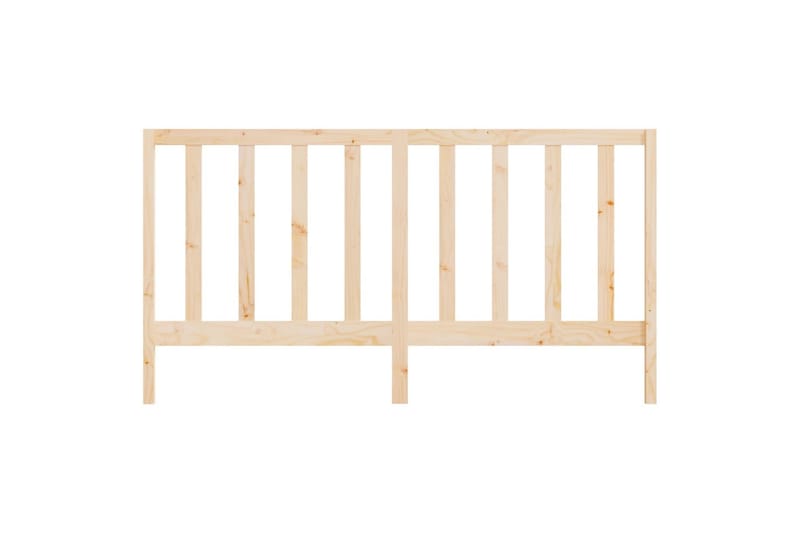 Sengegavl 206x4x100 cm heltre furu - Brun - Møbler - Senger - Sengetilbehør & sengegavl - Sengegavl