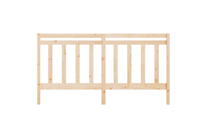 Sengegavl 206x4x100 cm heltre furu - Brun - Møbler - Senger - Sengetilbehør & sengegavl - Sengegavl