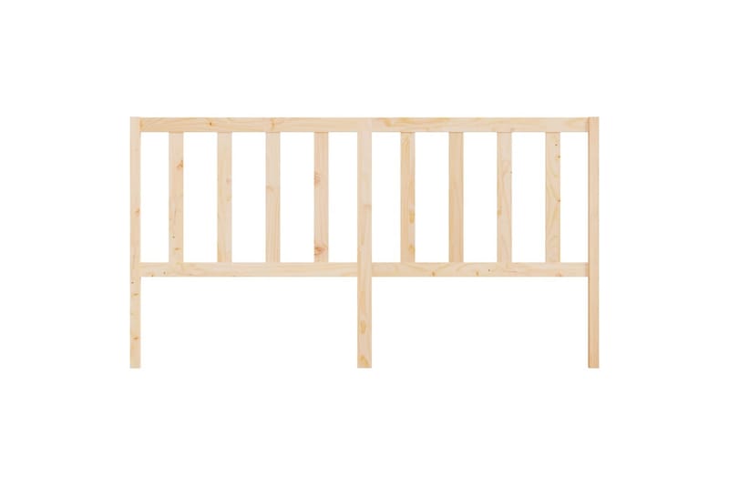 Sengegavl 206x4x100 cm heltre furu - Brun - Møbler - Senger - Sengetilbehør & sengegavl - Sengegavl
